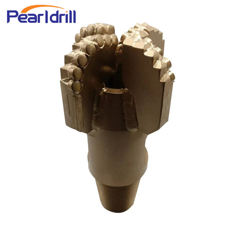 Four Wing Reinforced Scraper Coreless PDC Drill Bit