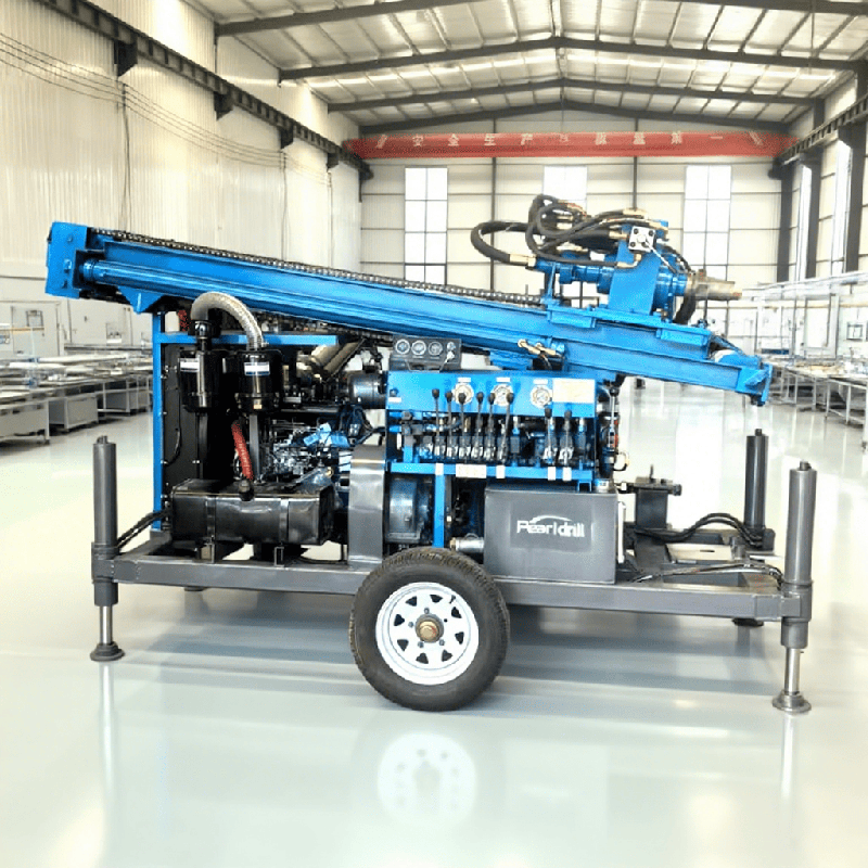 180m portable small borehole drilling machine water well drilling rig for sale