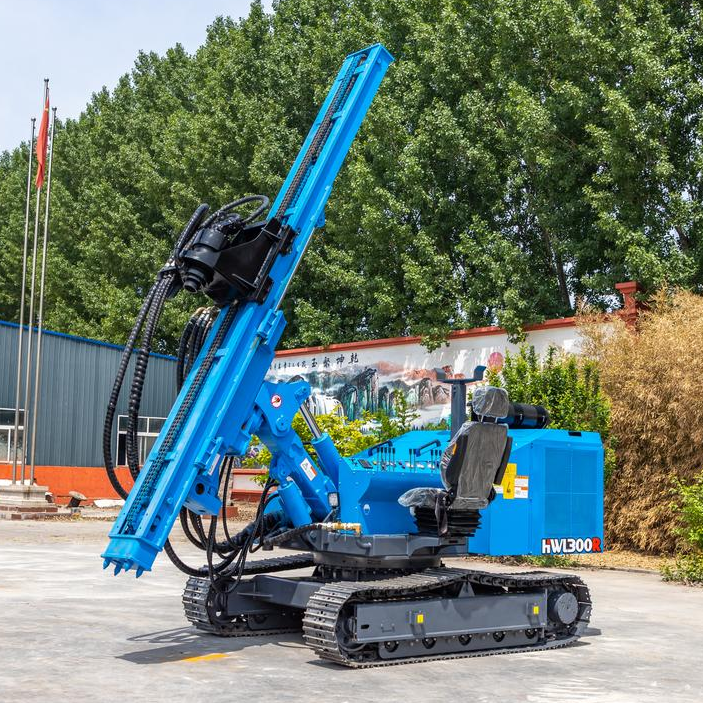 Used HWL300R PV piling drilling rig for sale