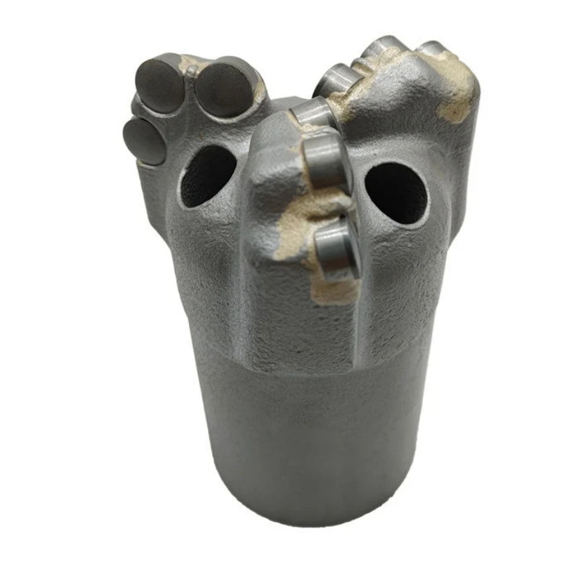 Four-Wing Arc Angle Coreless for Mining Drill Bit