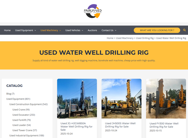 used water well drilling rig market used water well drilling rig market